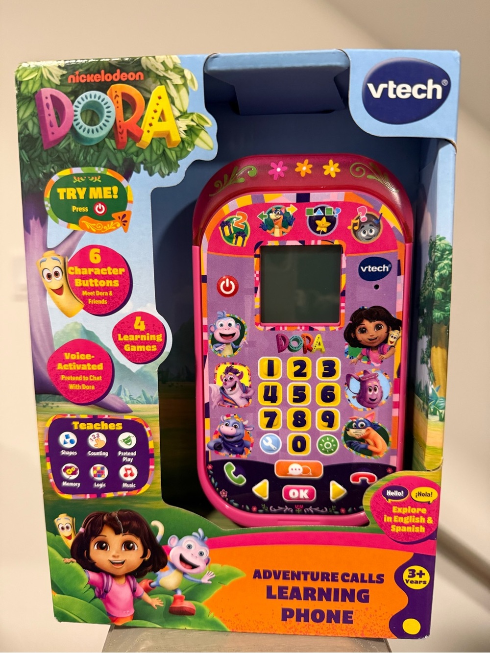 VTech Dora Adventure Calls Learning Phone - Pink